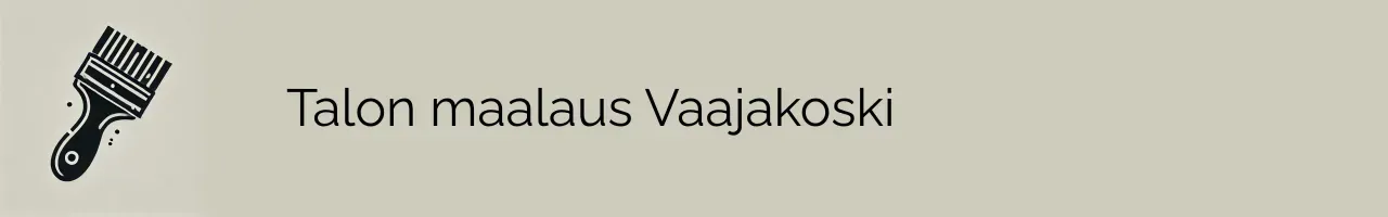 Talon maalaus Vaajakoski